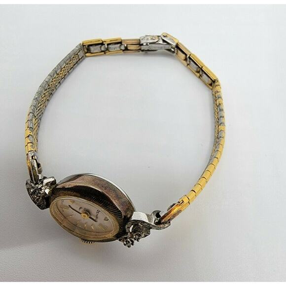 Ladies Benrus Manual Wind 17J Diamond Accents 1203 3118 Vintage Watch Running - Picture 6 of 10